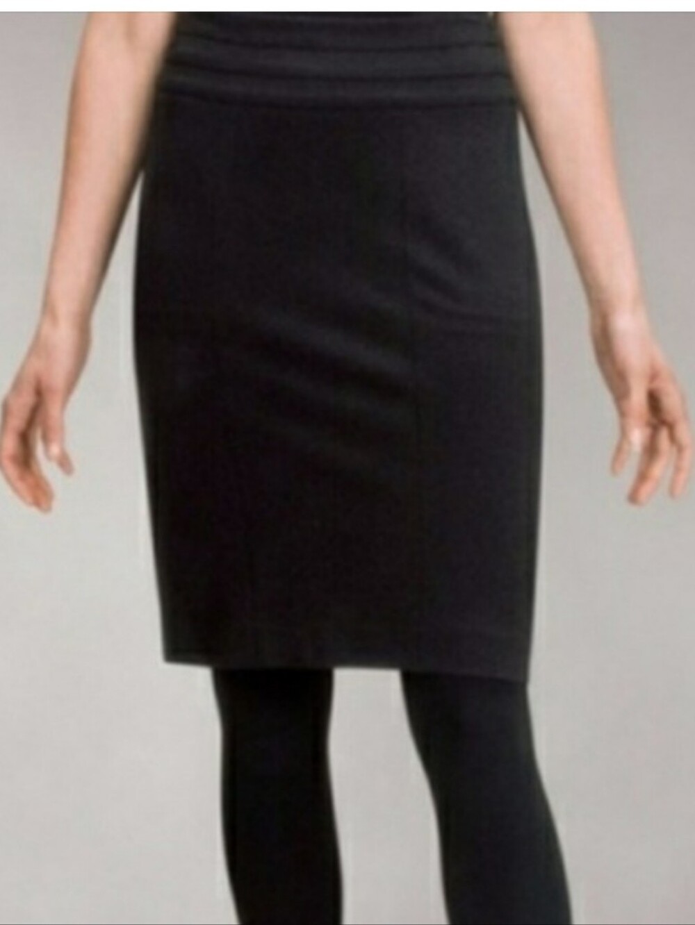 Cabi 505 Miranda Pencil Skirt in Charcoal Gray Size 14